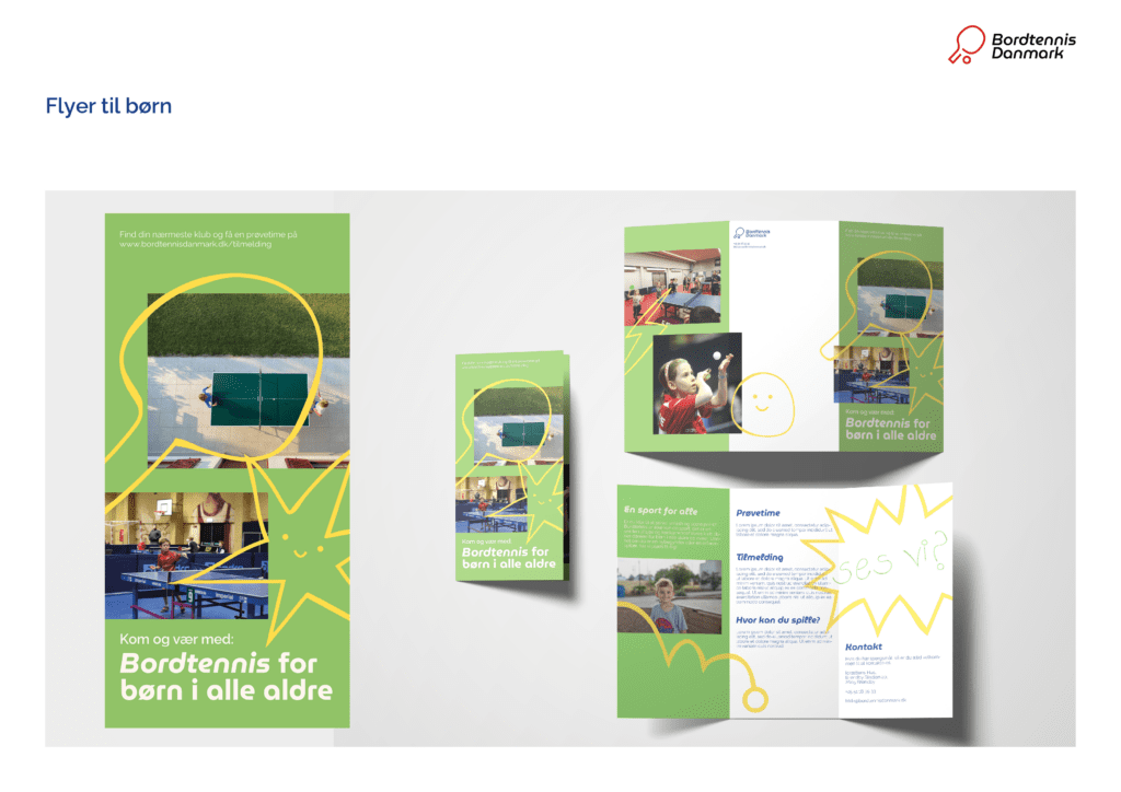 Bordtennis Danmark design guidelines