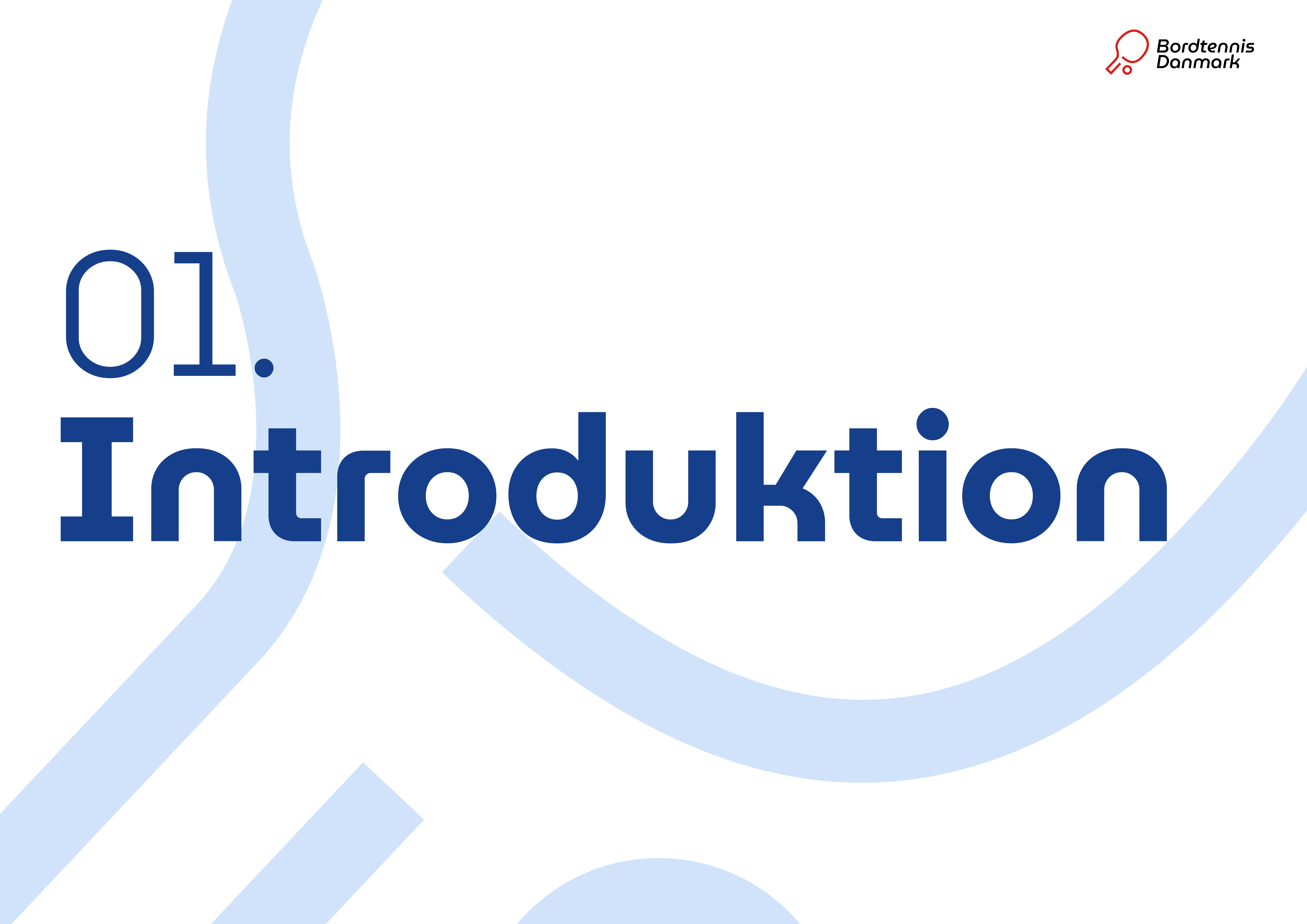 Bordtennis Danmark design guidelines