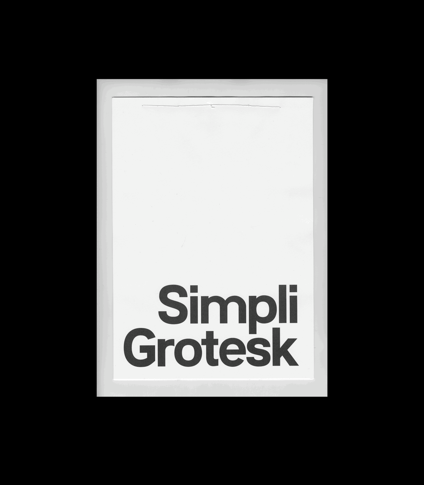 Simpli Grotesk – Specimen