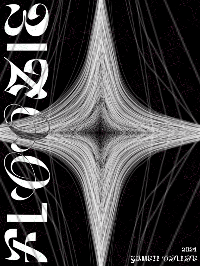 Music generated poster