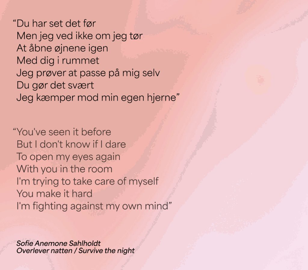 Excerpt Sofie Anemone Sahlholdt